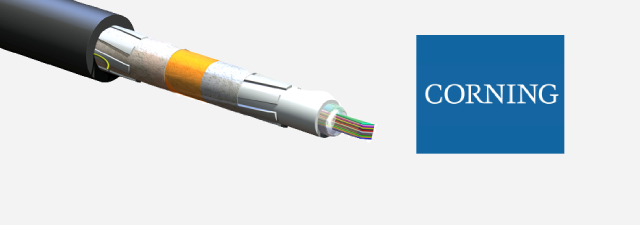 Corning 24 F FREEDM® Ribbon, Gel-Filled Cable, Riser 50 µm multimode (OM4)