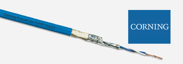 Corning - FutureCom™ F/FTP Cable 550/23, blue 