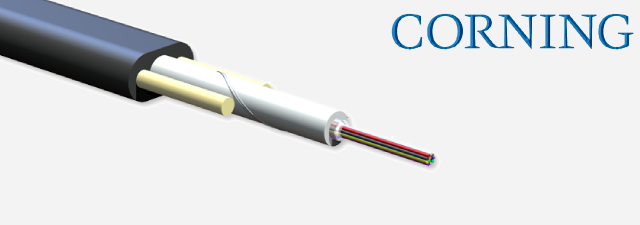 کابل فیبر نوری 4 کر دراپ سینگل تیوب ژله ای Corning - SST-Drop™ 