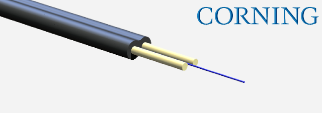 کابل فیبر نوری 1 کورسینگل مد دراپ ROC™ با فناوری دسترسی سریع Corning -FastAccess® Technology