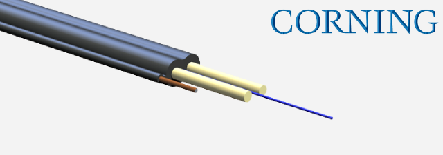 کابل فیبر نوری دراپ سینگل تیوب بدون ژلهCorning - ROC™ Drop Toneable