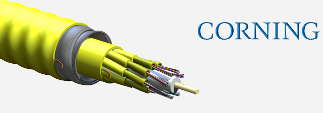 96 F MIC® 250 Interlocking Armored Distribution Fiber Optic Cable, Plenum ,OS2 - Corning