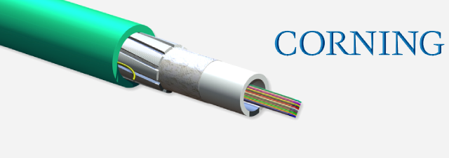  144 F Ribbon Riser Fiber Optic Cable- Corning  