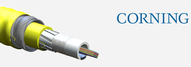Ribbon Interlocking Armored Fiber Optic Cable, Plenum - Corning