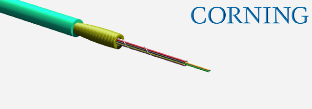  12 F MIC® 250 Interconnect Fiber Optic Cable, Plenum- Corning  