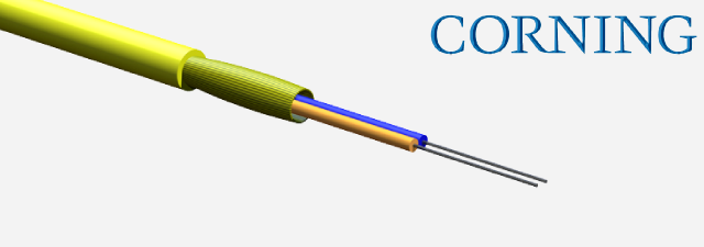 DFX® 2 F Fiber Optic Cable, Plenum - Corning 2 F, 50 µm multimode (OM3) 