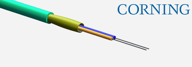 کابل فیبر نوری رایزر - کرنینگ DFX® Corning Single-mode (OS2)