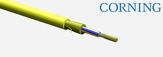 کابل فیبر نوری 4 کر تایت بافر - رایزر - کرنینگ MIC® - Corning 50 µm multimode, extended 10G distance (OM4)