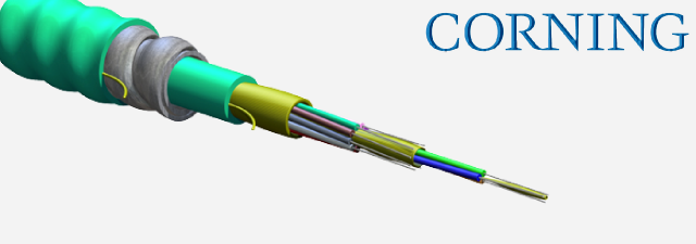 کابل فیبر نوری 24 کر تایت بافر - رایزر ، آرمورد - کرنینگ MIC® Interlocking Armored - Corning 50 µm multimode, extended 10G distance (OM4)