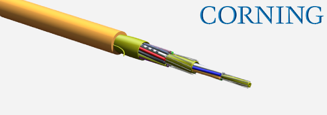 MIC® 6 F Tight-Buffered Fiber Optic Cable, Plenum - Corning 50 µm multimode (OM1) 