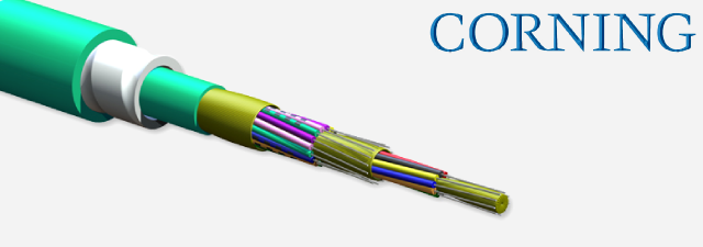 کابل فیبر نوری 24 کر تاید بافر - پلنوم ، آرمورد - کرنینگ MIC® DX - Corning 50 µm multimode, extended 10G distance (OM4)