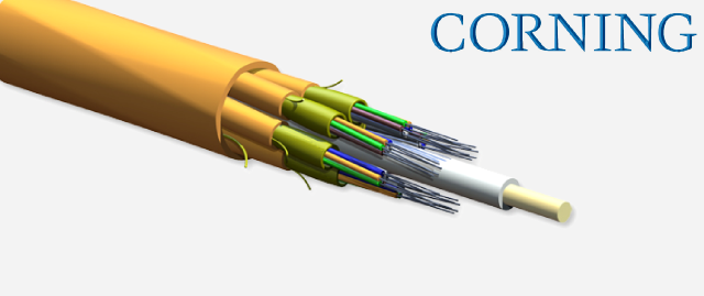 کابل فیبر نوری 96 کر  - تایت بافر - پلنوم ، - کرنینگ MIC® Unitized- Corning 50 µm multimode (OM2)