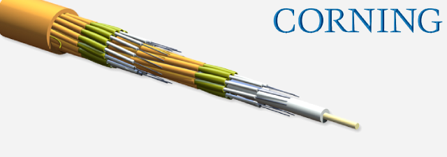 Fan-Out 12 F Tight-Buffered Fiber Optic Cable, Plenum- Corning Single-mode (OS2)