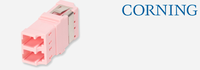 LC Duplex, Non Keyed/Non Keyed,(OM4+/OM4/OM3/​OM2/OM1/OS2), pink- CORNING