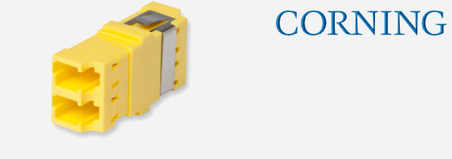 LC Duplex, Non Keyed/Non Keyed,(OM4+/OM4/OM3/​OM2/OM1/OS2), yellow - CORNING