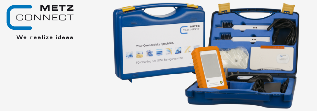 Fiber optic cleaning case  -  METZ CONNECT