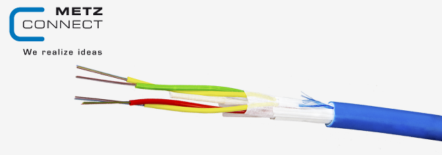 OpDAT universal cable 4x12 9/125 (OS2) - bend insensitive, class Eca 