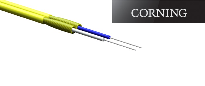 Zipcord Tight-Buffered Optical Fiber Cable, Riser - Corning